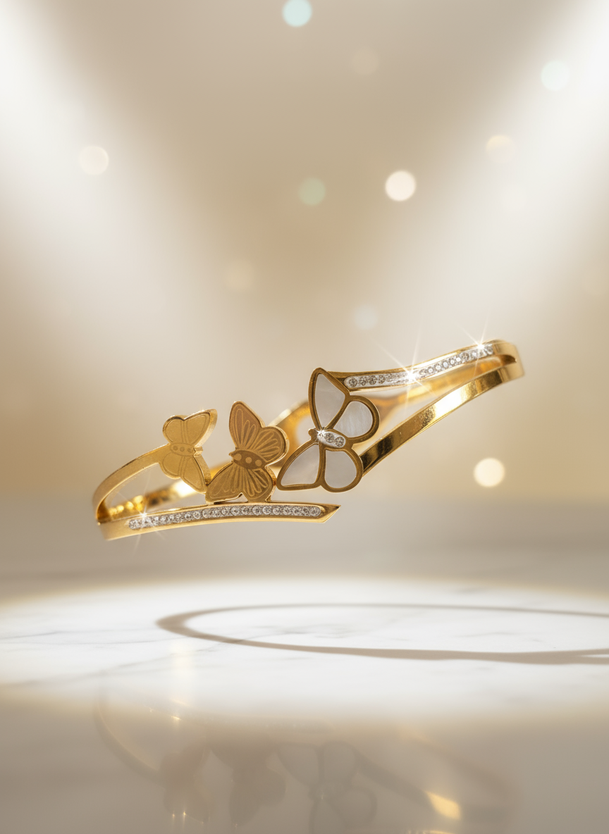 fabolla-classic-floral-anti-tan-bracelet-gold-finish-cuff