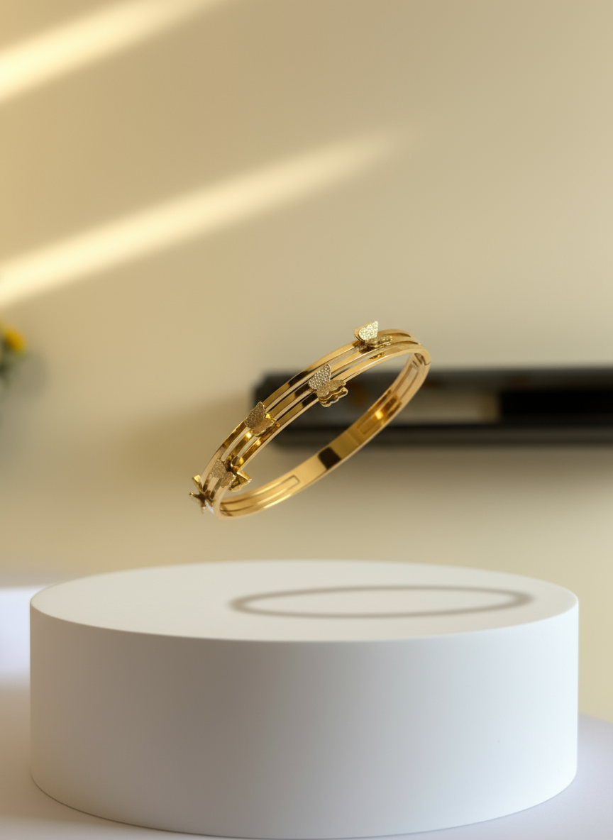 fabolla-minimal-flower-anti-tan-bracelet-elegant-gold-cuff