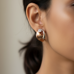 Fabolla Classic Gold Hoop Earrings – Timeless Style