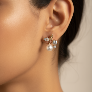 Fabolla Sleek Gold Hoop Earrings – Modern Everyday Style