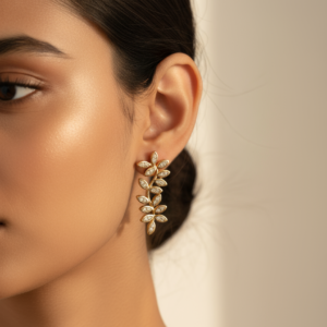 Fabolla Subtle Gold Hoop Earrings – Soft Everyday Elegance